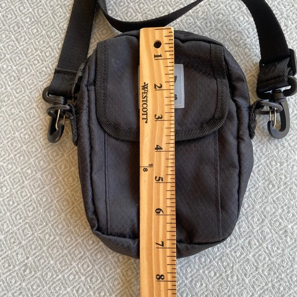 Adidas Crossbody Bag Women Small Black Originals Festival Bag Ripstop Logo Strap